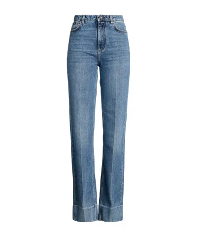 Dolce & Gabbana Straight Leg Jeans In Blue