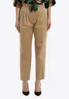 Dolce & Gabbana Straight-leg Pants In Beige