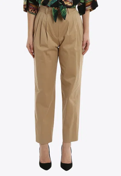 Dolce & Gabbana Straight-leg Pants In Neutral
