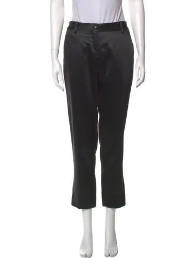 Pre-owned Dolce & Gabbana Straight Leg Pants In Black