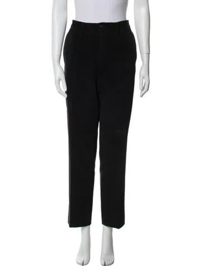 Pre-owned Dolce & Gabbana Straight Leg Pants In Black