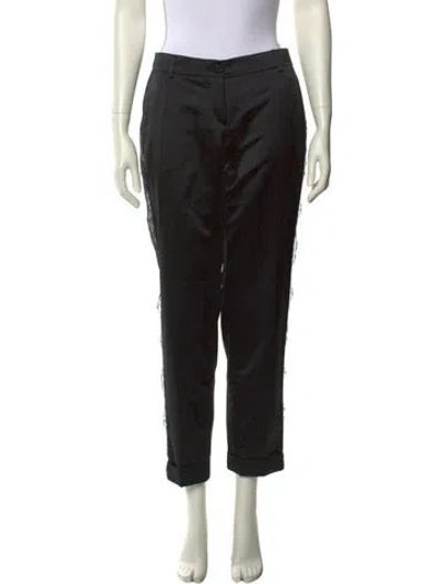 Pre-owned Dolce & Gabbana Straight Leg Pants In Black