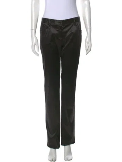 Pre-owned Dolce & Gabbana Straight Leg Pants In Black