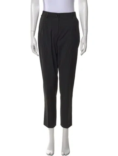 Pre-owned Dolce & Gabbana Straight Leg Pants In Black