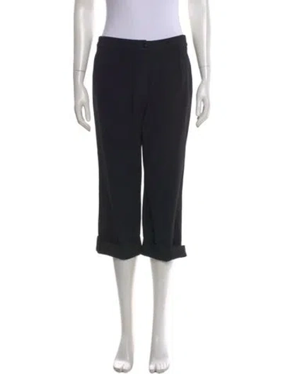 Pre-owned Dolce & Gabbana Straight Leg Pants In Black