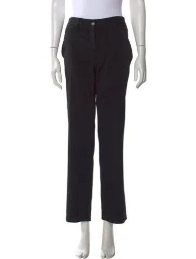 Pre-owned Dolce & Gabbana Straight Leg Pants In Black