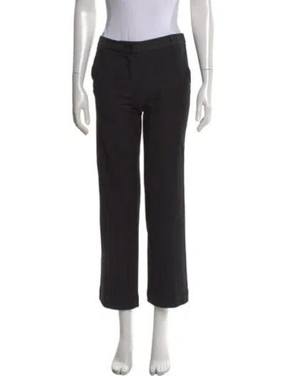 Pre-owned Dolce & Gabbana Straight Leg Pants In Black