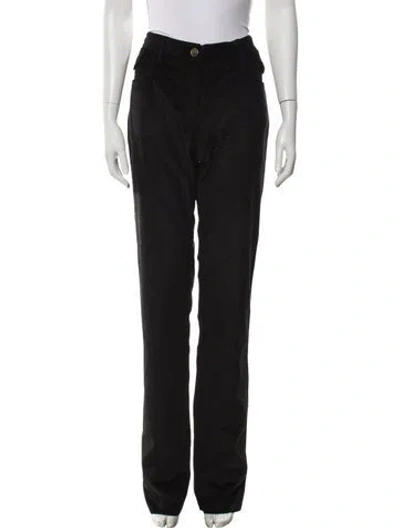 Pre-owned Dolce & Gabbana Straight Leg Pants In Black