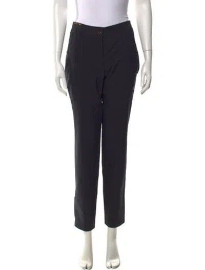 Pre-owned Dolce & Gabbana Straight Leg Pants In Black