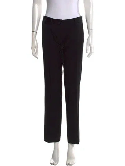 Pre-owned Dolce & Gabbana Straight Leg Pants In Black