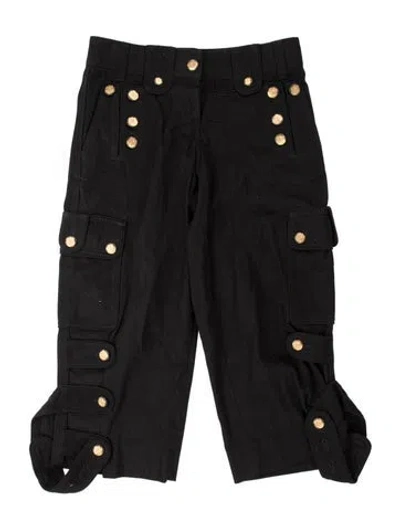 Pre-owned Dolce & Gabbana Straight Leg Pants In Black
