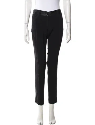 Pre-owned Dolce & Gabbana Straight Leg Pants In Black