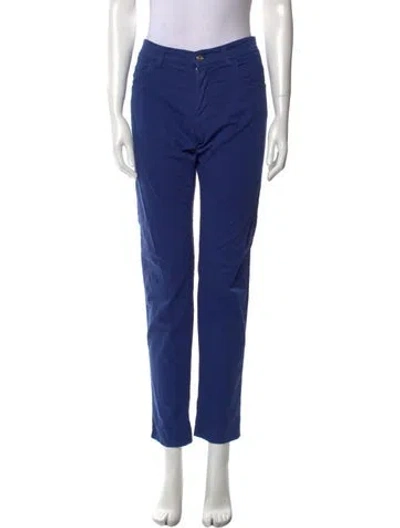 Pre-owned Dolce & Gabbana Straight Leg Pants In Blue