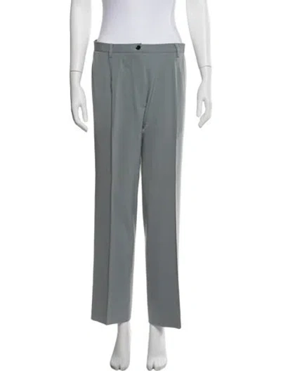 Pre-owned Dolce & Gabbana Straight Leg Pants In Blue