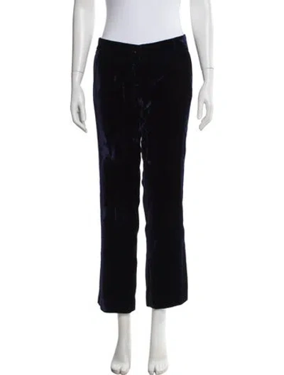Pre-owned Dolce & Gabbana Straight Leg Pants In Blue