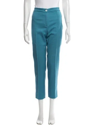 Pre-owned Dolce & Gabbana Straight Leg Pants In Blue
