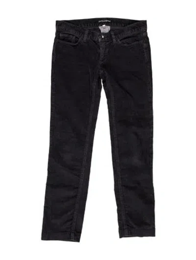 Pre-owned Dolce & Gabbana Straight Leg Pants In Blue