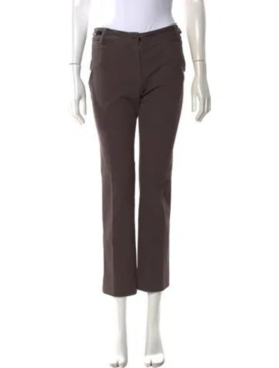 Pre-owned Dolce & Gabbana Straight Leg Pants In Brown