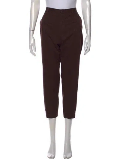 Pre-owned Dolce & Gabbana Straight Leg Pants In Brown