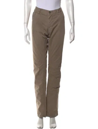 Pre-owned Dolce & Gabbana Straight Leg Pants In Brown