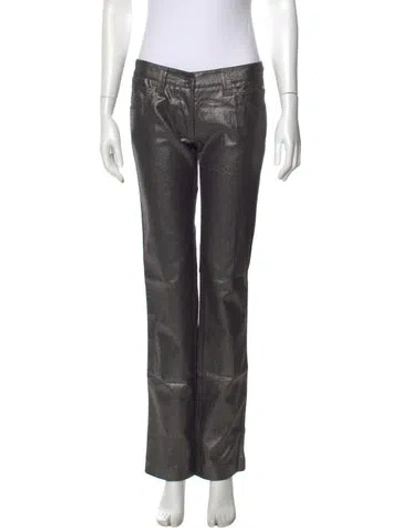 Pre-owned Dolce & Gabbana Straight Leg Pants In Green