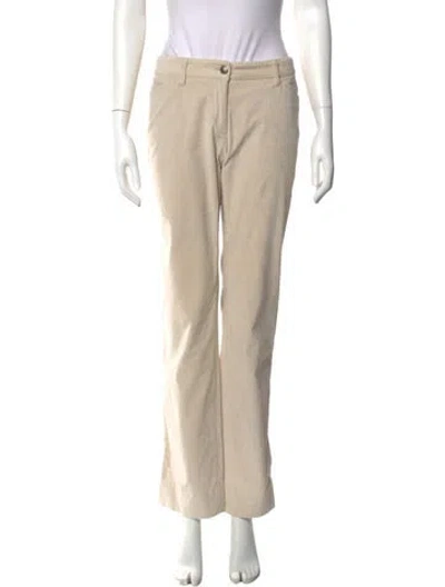 Pre-owned Dolce & Gabbana Straight Leg Pants In Neutral