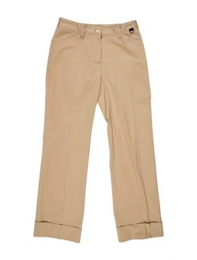 Pre-owned Dolce & Gabbana Straight Leg Pants In Neutral
