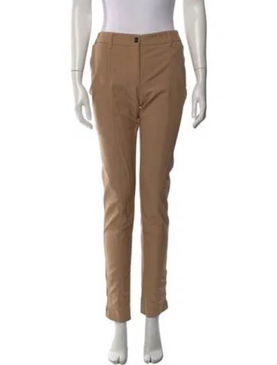 Pre-owned Dolce & Gabbana Straight Leg Pants In Neutral