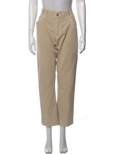 Pre-owned Dolce & Gabbana Straight Leg Pants In Neutral