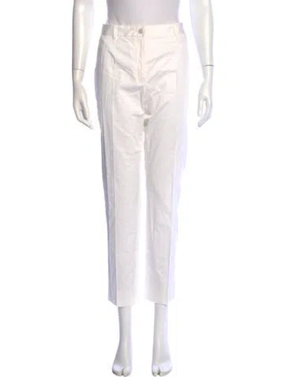 Pre-owned Dolce & Gabbana Straight Leg Pants In Neutral