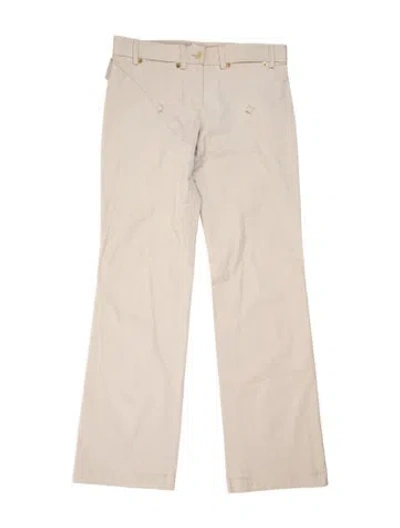 Pre-owned Dolce & Gabbana Straight Leg Pants In Neutrals