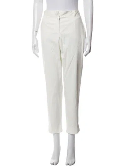 Pre-owned Dolce & Gabbana Straight Leg Pants In Neutrals