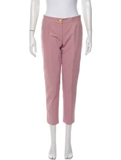 Pre-owned Dolce & Gabbana Straight Leg Pants In Pink