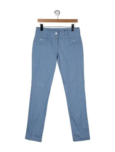 Pre-owned Dolce & Gabbana Straight Leg Pants W/ Tags In Blue
