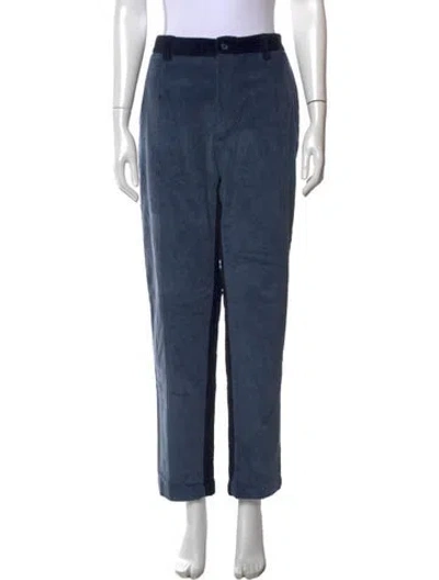 Pre-owned Dolce & Gabbana Straight Leg Pants W/ Tags In Blue