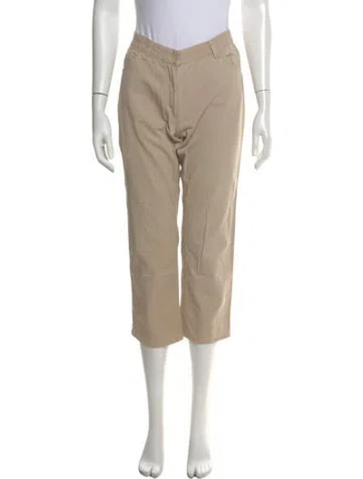 Pre-owned Dolce & Gabbana Straight Leg Pants In Yellow