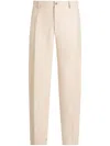 Dolce & Gabbana Straight-leg Tailored Trousers In Neutrals