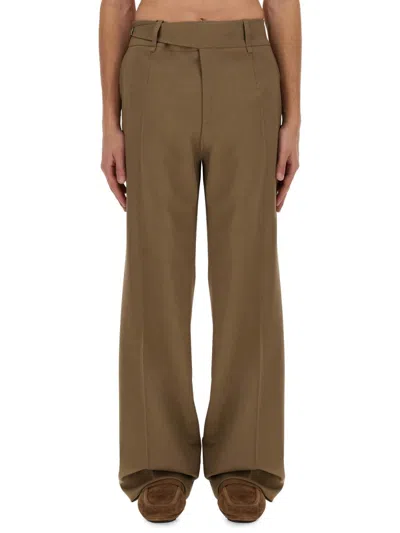 Dolce & Gabbana Straight Leg Trousers In Neutral