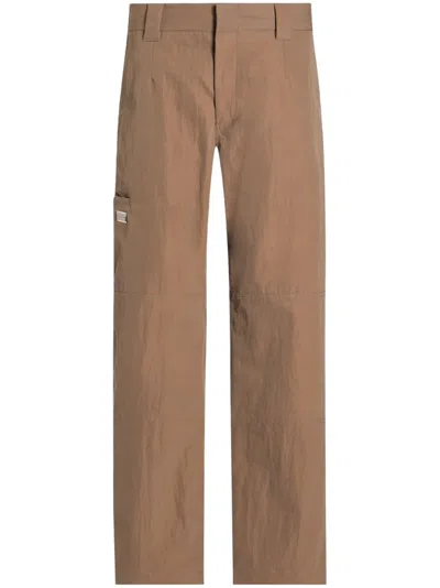 Dolce & Gabbana Straight-leg Trousers In Brown