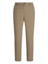 Dolce & Gabbana Nylon Canvas Trousers In Brown