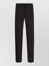 Dolce & Gabbana Straight Leg Trousers Crease Detailing Pockets In Black