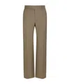 Dolce & Gabbana Tailored Stretch Twill Pants In Brown
