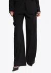 Dolce & Gabbana Straight-leg Wool-blend Pants