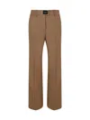Dolce & Gabbana Camel Wool Pants In Brown