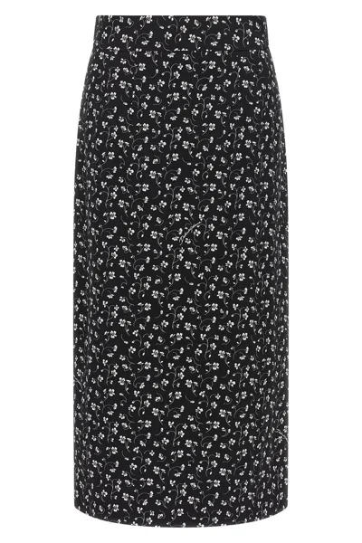 Dolce & Gabbana Straight Skirt In Black