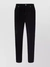 Dolce & Gabbana Straight Trousers With Five-pocket And Belt Loops In Black