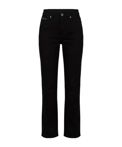 Dolce & Gabbana Straight-leg Casual Pants In Black