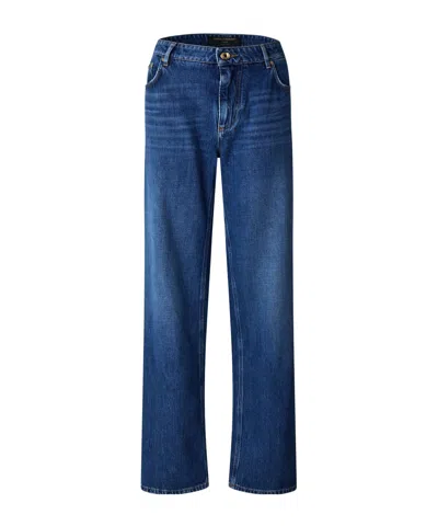 Dolce & Gabbana Straight-leg Denim Jeans In Red