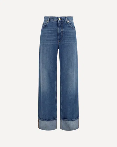 Dolce & Gabbana Straight-leg Five-pocket Jeans In Blue