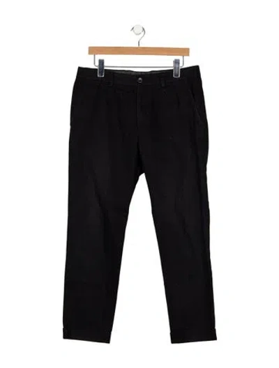Pre-owned Dolce & Gabbana Straight-leg Jeans In Black